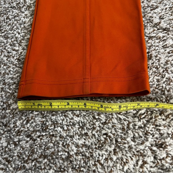 Athleta Delaney Straight Cargo Pants in Orange Sz XS Tall - Picture 10 of 12